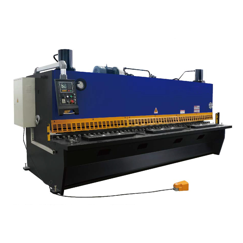 Cnc Nc Hydraulic Press Metal Guillotine Shear Machine For Carbon Stainless Steel Sheet Cnc Nc hydraulisk press metallgiljotinskjuvmaskin för kol rostfritt stålplåt
