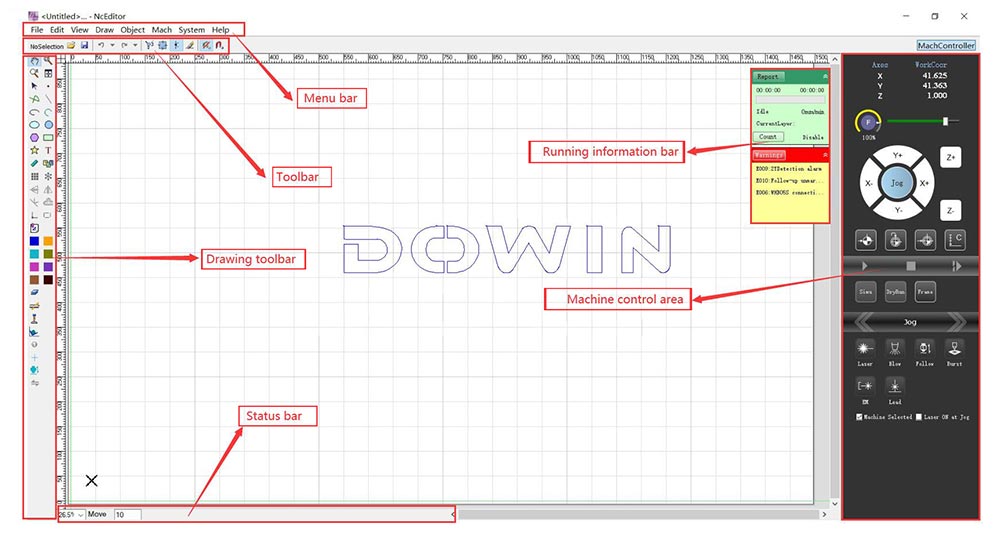 Hög precision 1000w fiberlaserskärmaskin Pris