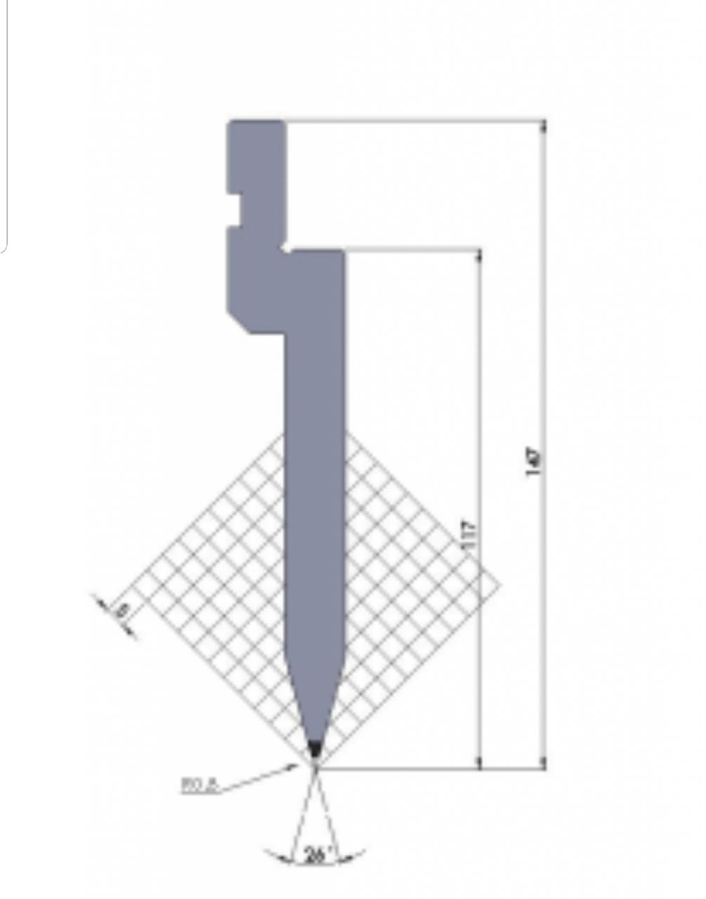 Hydraulic Press Brake Of 130t/3200mm 4+1 Axis Delem Da53t Cnc Press Brake Hydraulisk kantpress med 130t/3200mm 4+1-axel Delem Da53t Cnc kantpress
