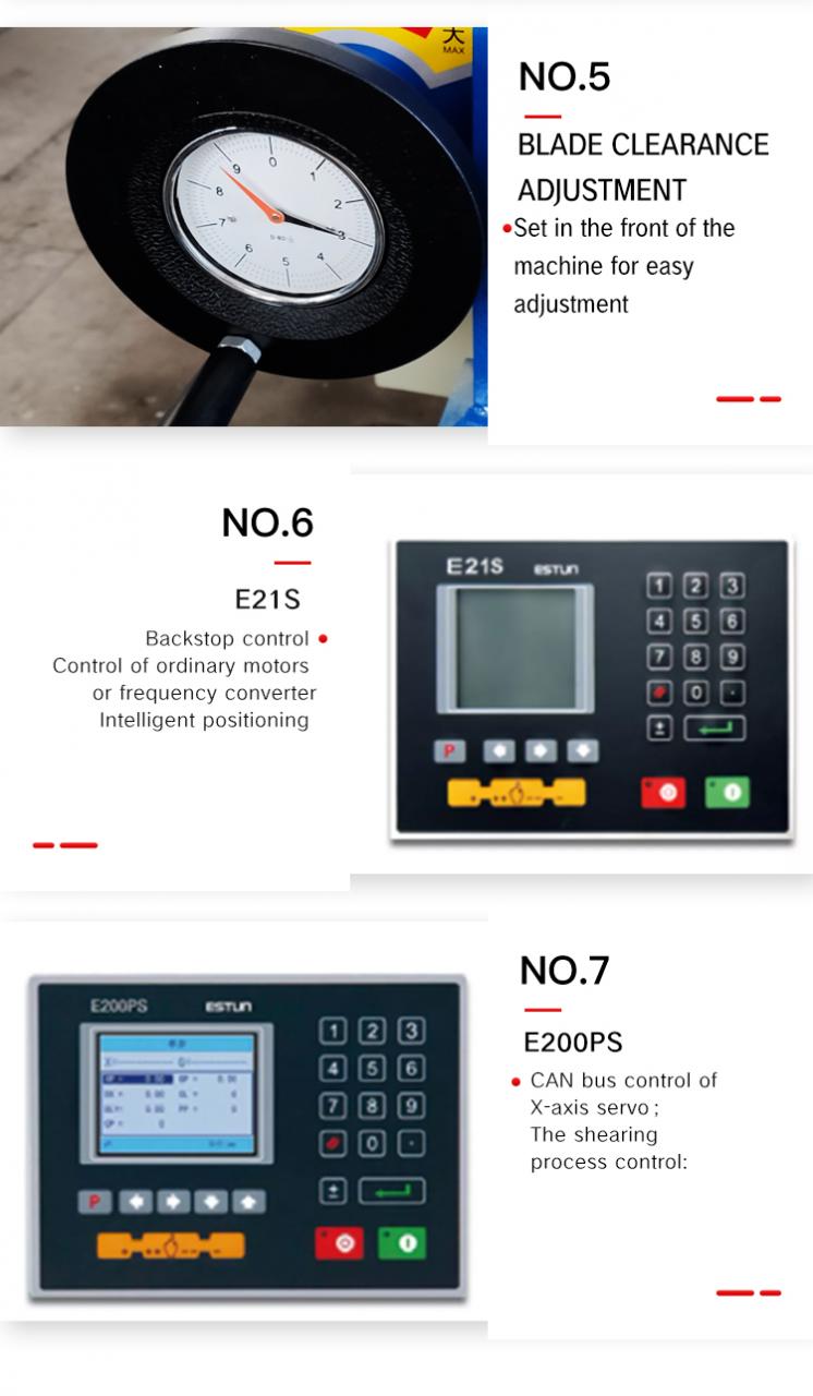 Shear Cutting Machine Guillotine Metal Hydraulic Shearing Machine Qc11Y/K Skärmaskin Giljotin Metall Hydraulisk klippmaskin Qc11Y/K